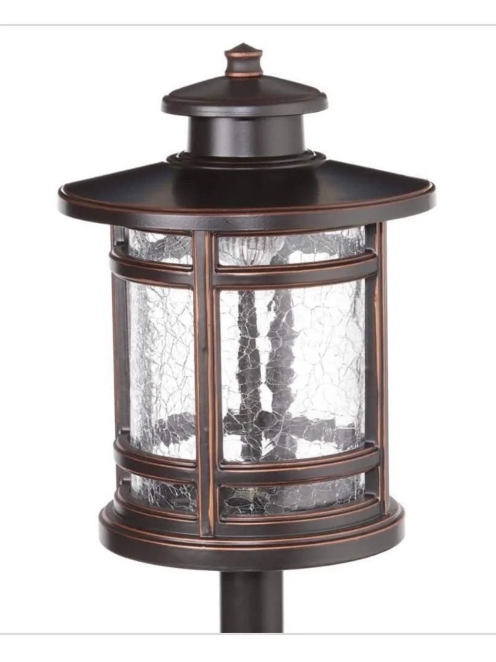 New Hampton Bay Birmingham Bronze Path Light